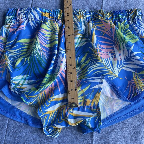 Athletic Works Running Shorts Womens Plus Size XXL 2X Floral Tropical Lined - Picture 11 of 12